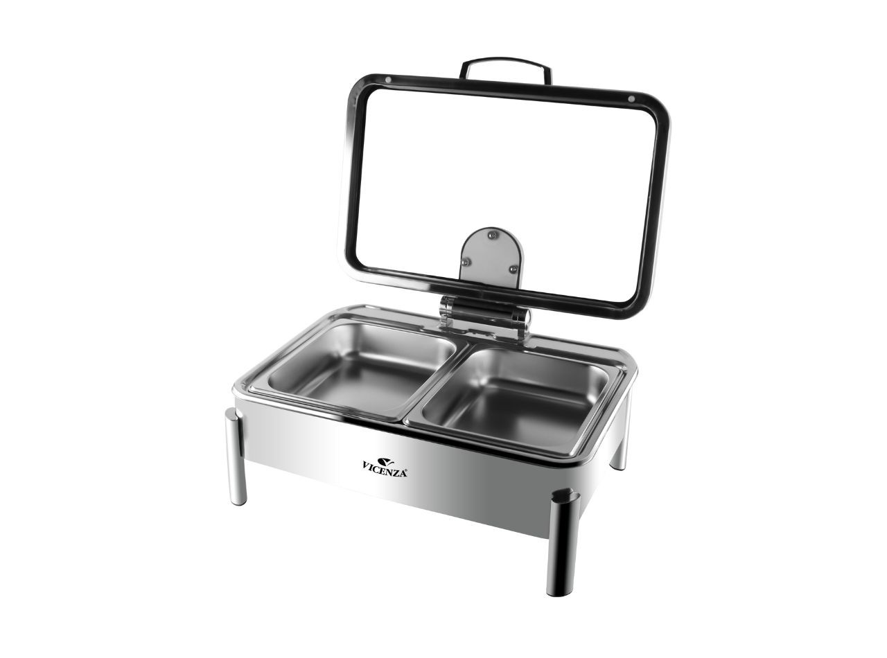 REY Hidraulic Chafing Dish 9L Silver VCF021-S